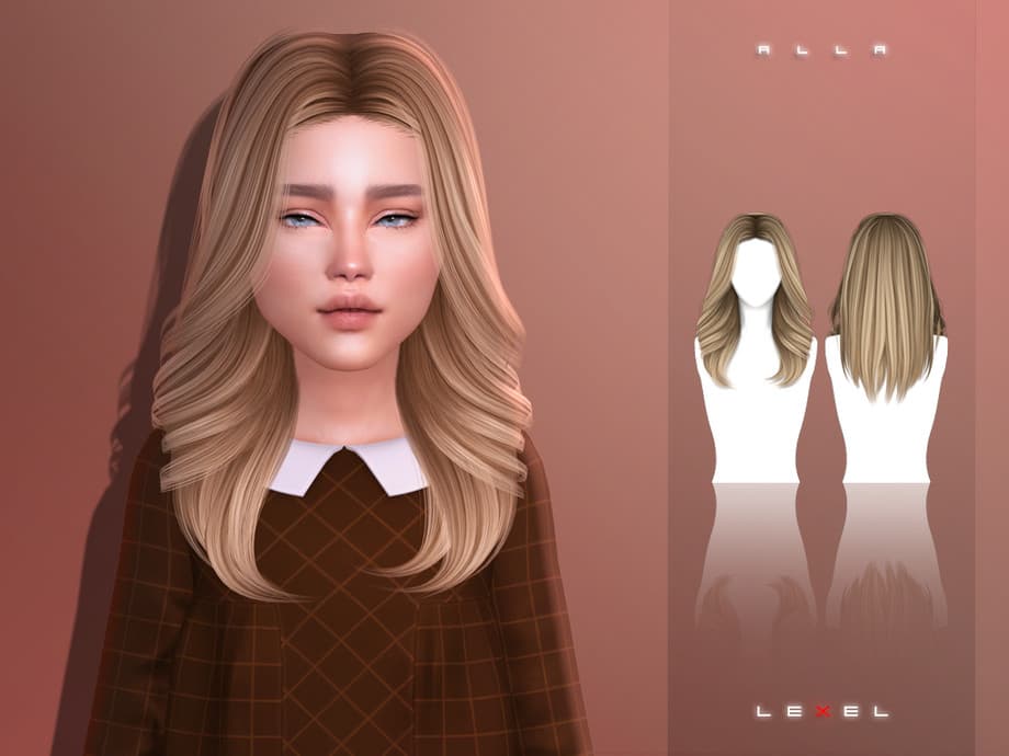 Прическа Alla long blowout child hairstyle